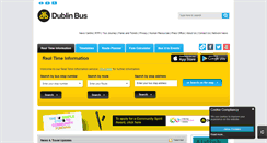 Desktop Screenshot of dublinbus.ie