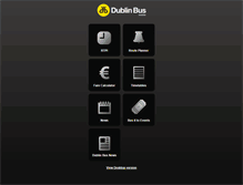 Tablet Screenshot of dublinbus.ie
